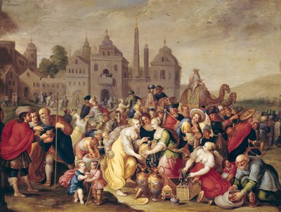 El Éxodo o Los Vasos de los Egipcios de Frans II Francken the Younger